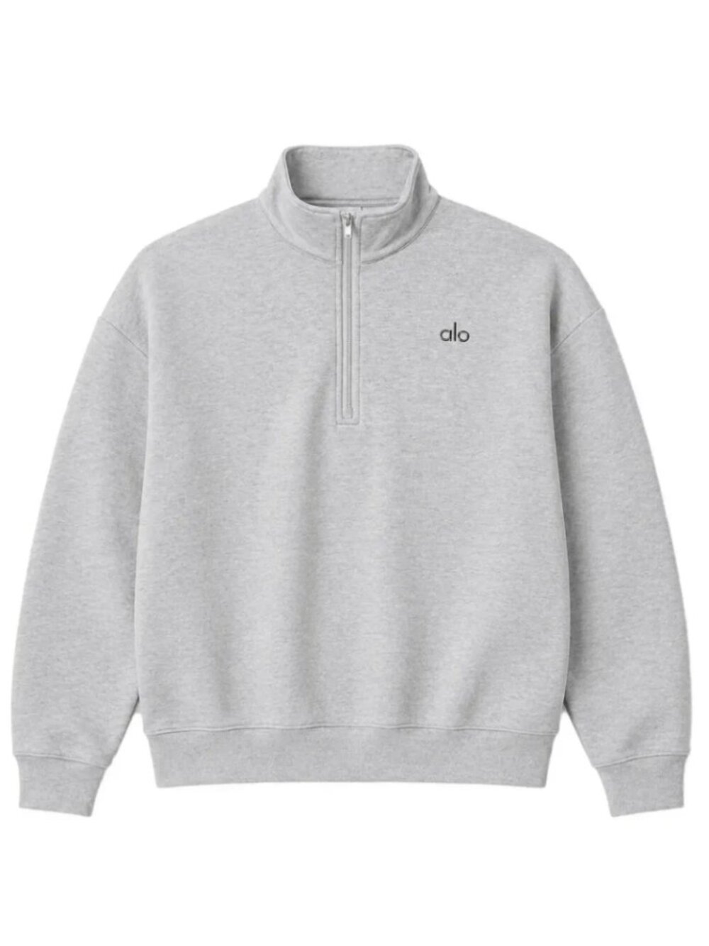 ALO Accolade Quarter-Zip Pullover Grey Size XS - XL NWT